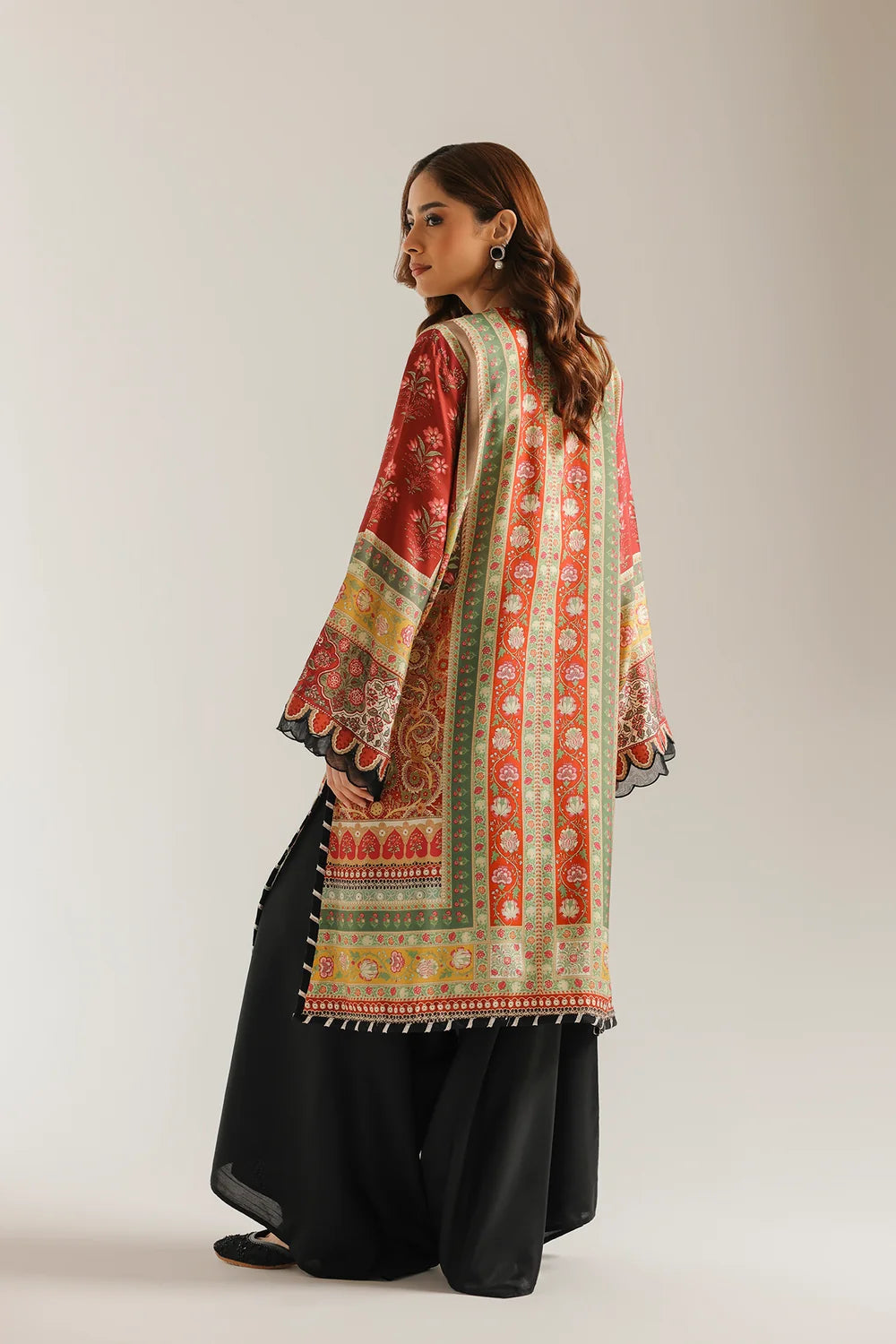 DEEP BURGUNDY | E4727-103-414 | Rozana Winter Drop 1 | Ethnc