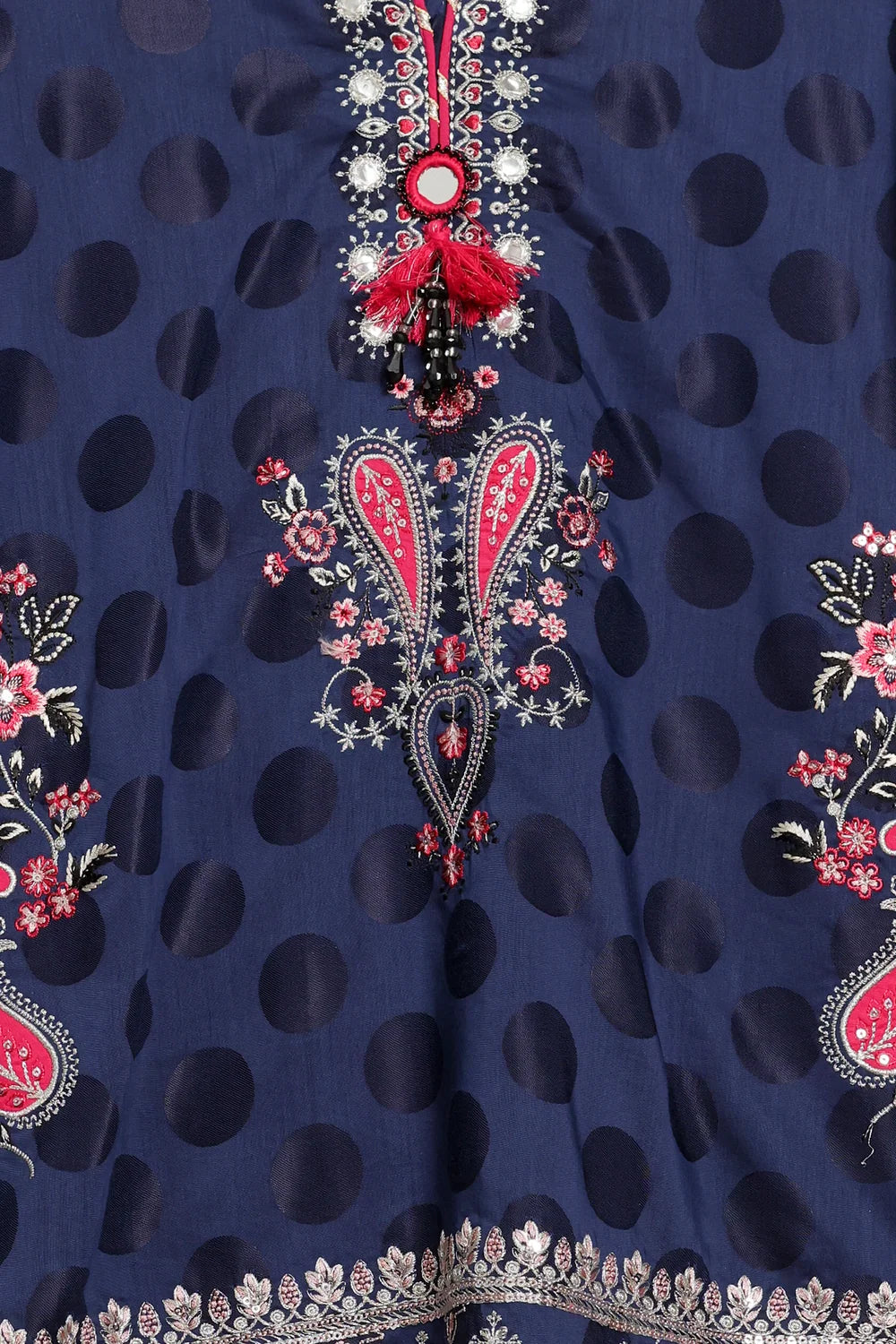 DEEP BLUE | E4756/103/620 | Rozana Winter Drop 1 | Ethnc