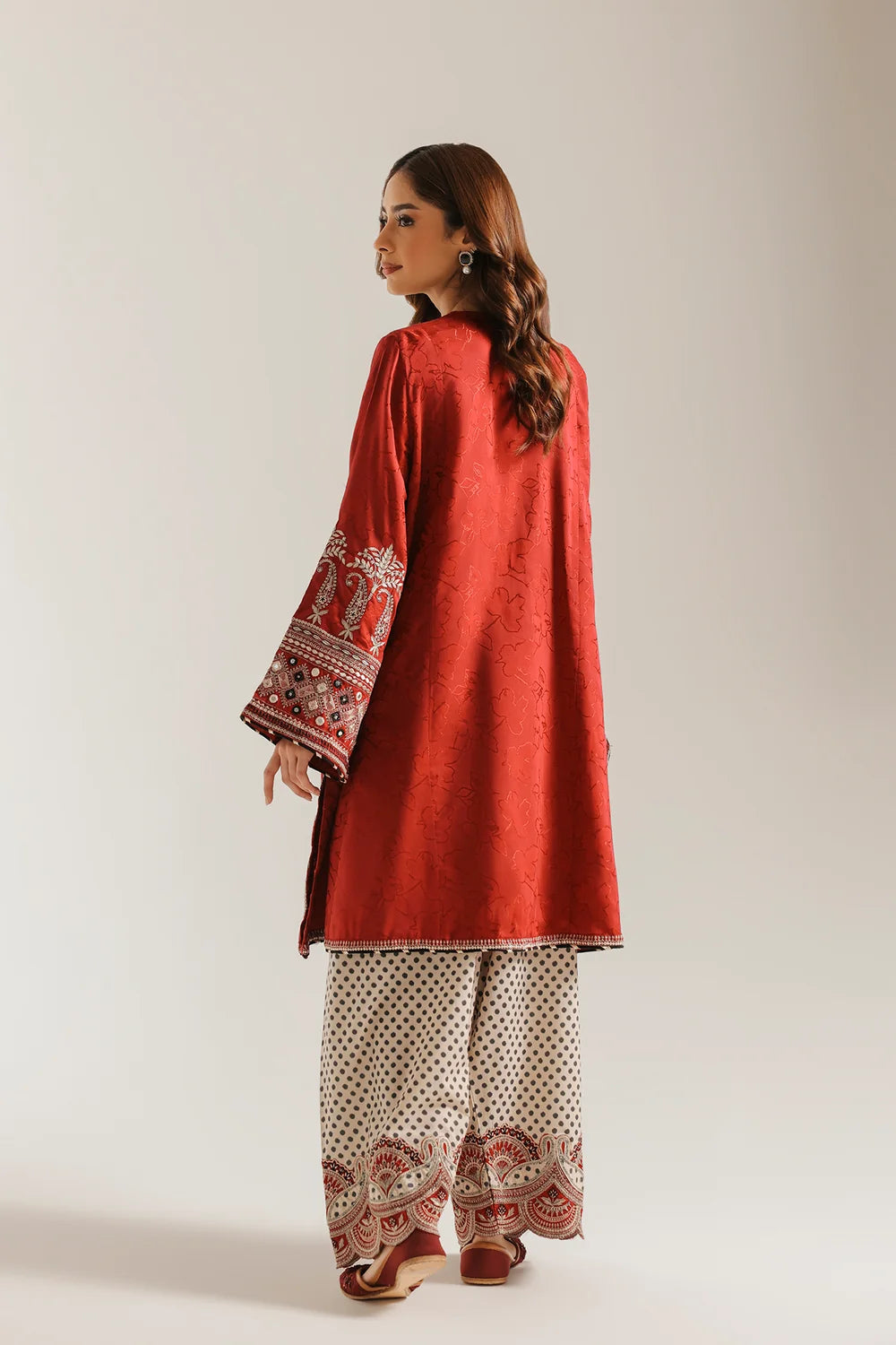 BURGUNDY | E4752-103-415 | Rozana Winter Drop 1 | Ethnc
