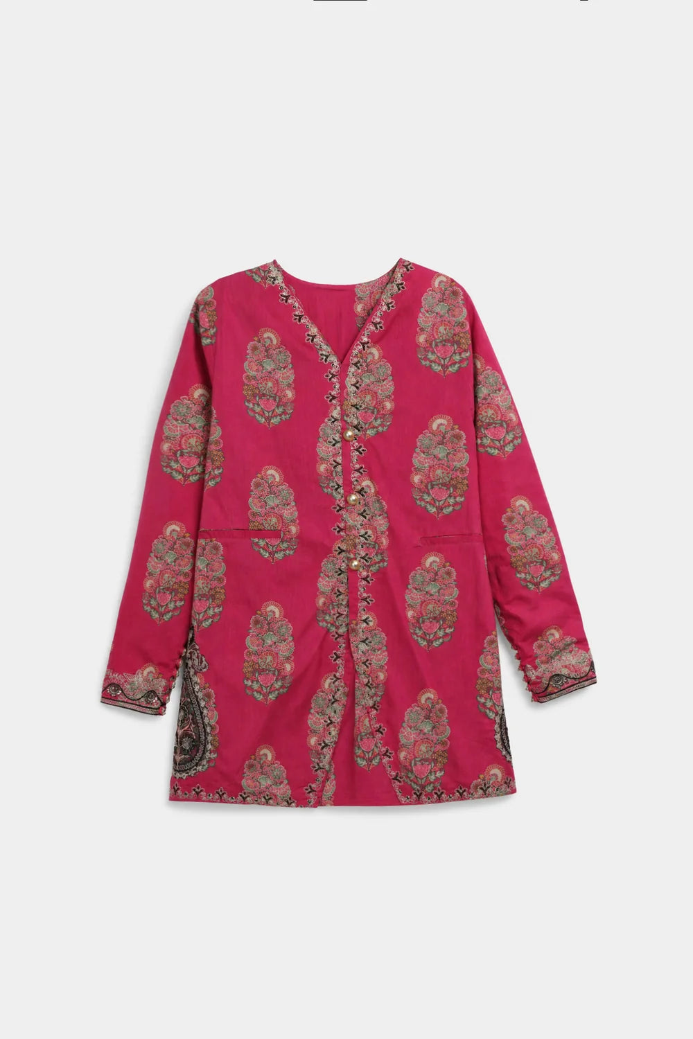PINK | E4716/103/401 | Rozana Winter Drop 1 | Ethnc