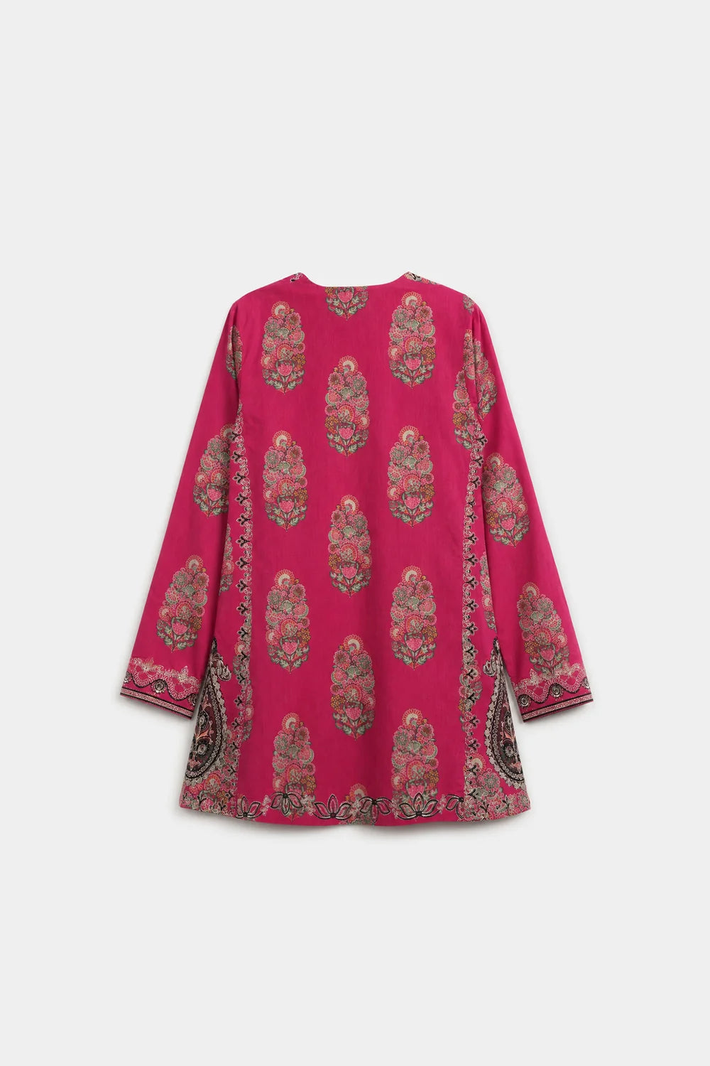 PINK | E4716/103/401 | Rozana Winter Drop 1 | Ethnc