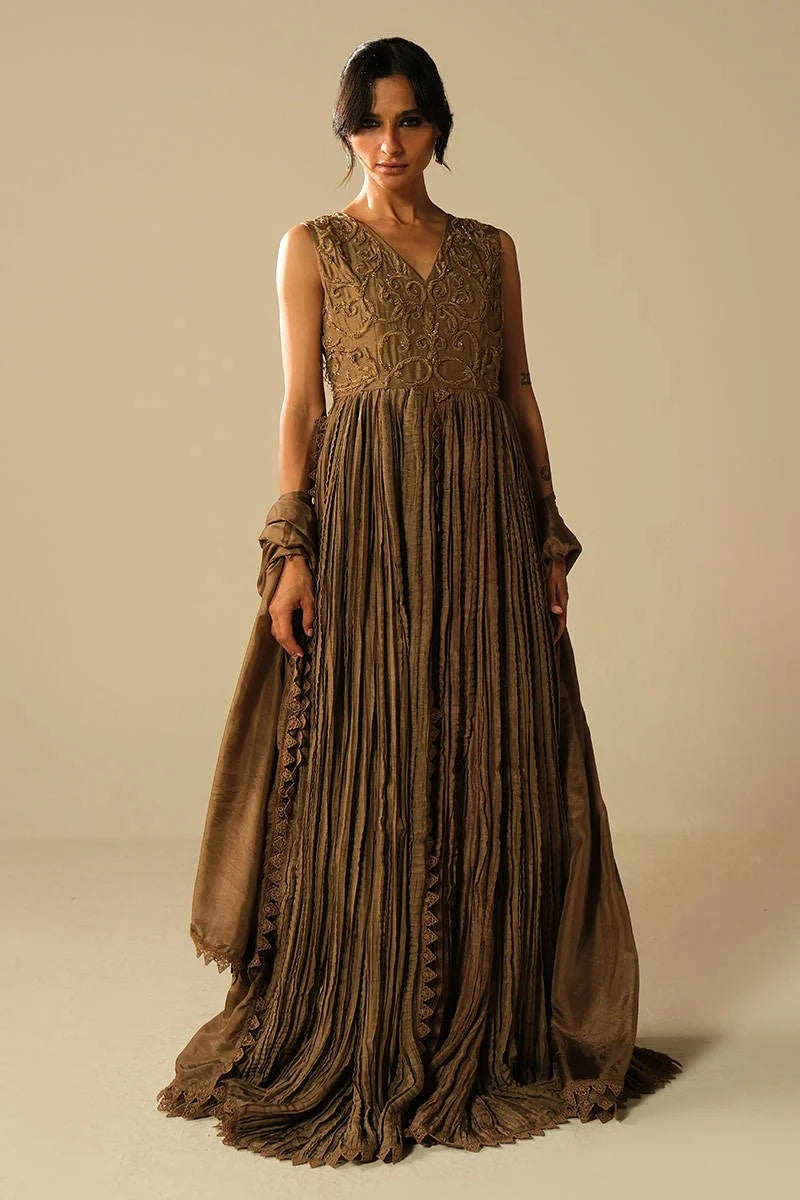 Coffee Gown | Festive Edit '26 | FARIDA HASAN