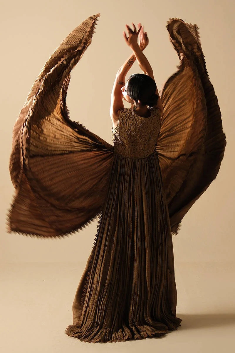 Coffee Gown | Festive Edit '26 | FARIDA HASAN