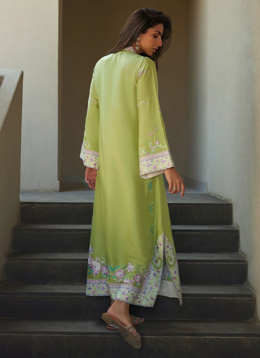 Zinni Silk Kaftan | LAANI - THE KAFTAN EDIT | FARAH TALIB AZIZ