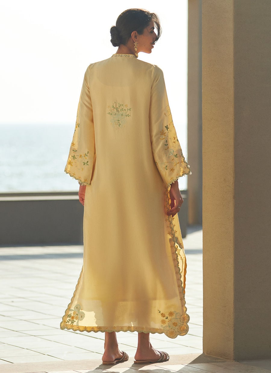 Lira Lemon Kaftan | LAANI - THE KAFTAN EDIT | FARAH TALIB AZIZ