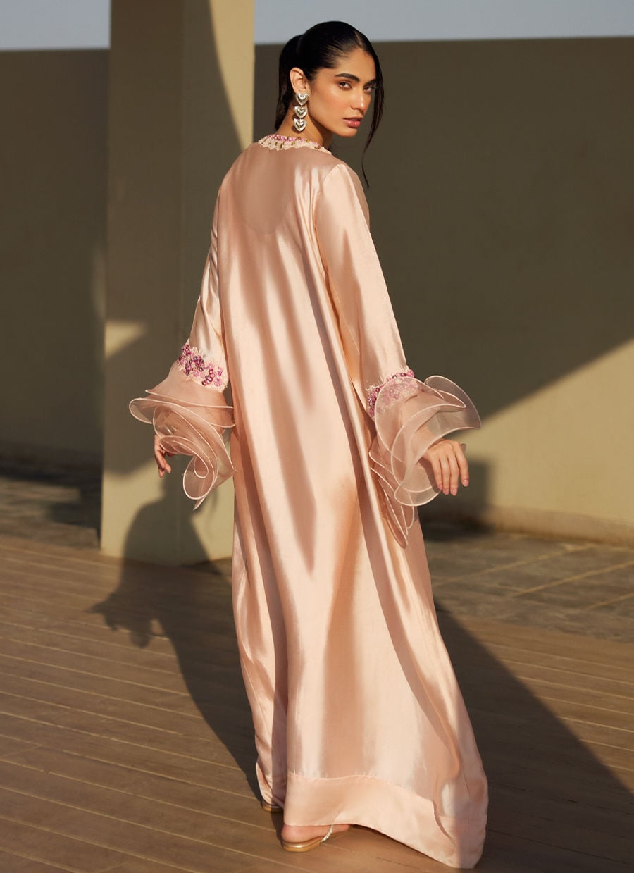 Mariposa Blush Kaftan | LAANI - THE KAFTAN EDIT | FARAH TALIB AZIZ
