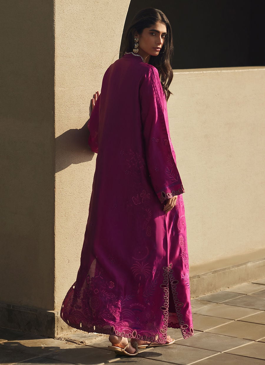 Aerie Hot Pink Kaftan | LAANI - THE KAFTAN EDIT | FARAH TALIB AZIZ