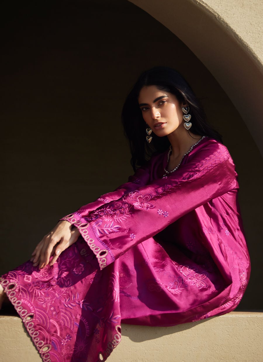 Aerie Hot Pink Kaftan | LAANI - THE KAFTAN EDIT | FARAH TALIB AZIZ
