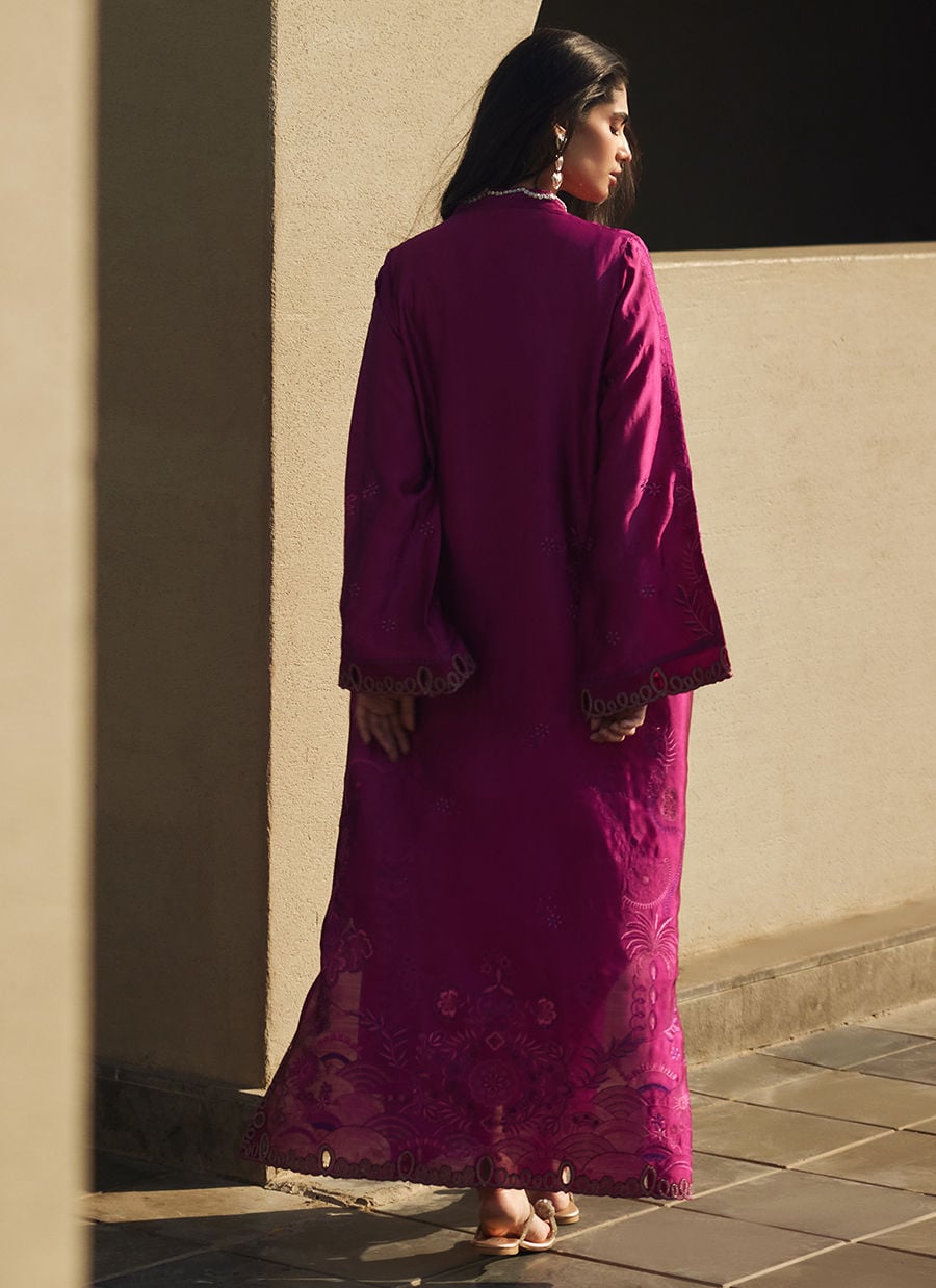 Aerie Hot Pink Kaftan | LAANI - THE KAFTAN EDIT | FARAH TALIB AZIZ