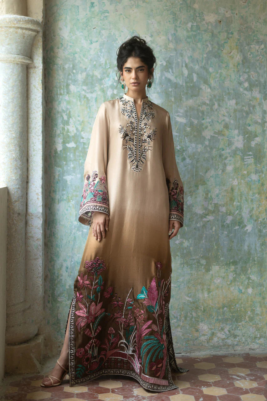 Mocha Reverie Kaftan | Summer Edition '26 |  Zainab Chottani