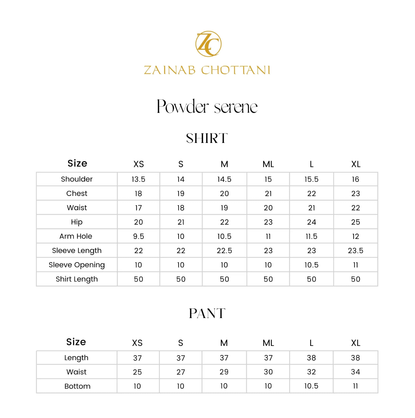 Powder Serene | Summer Edition '26 |  Zainab Chottani