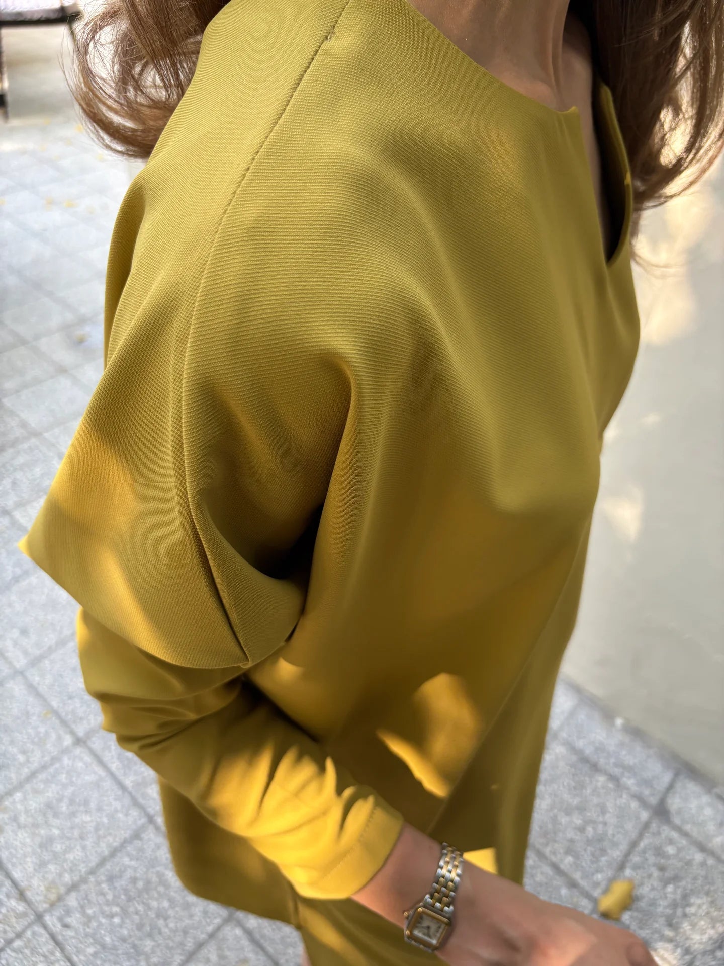 MUTED CHARTREUSE GABBY SET | SAK ATELIER