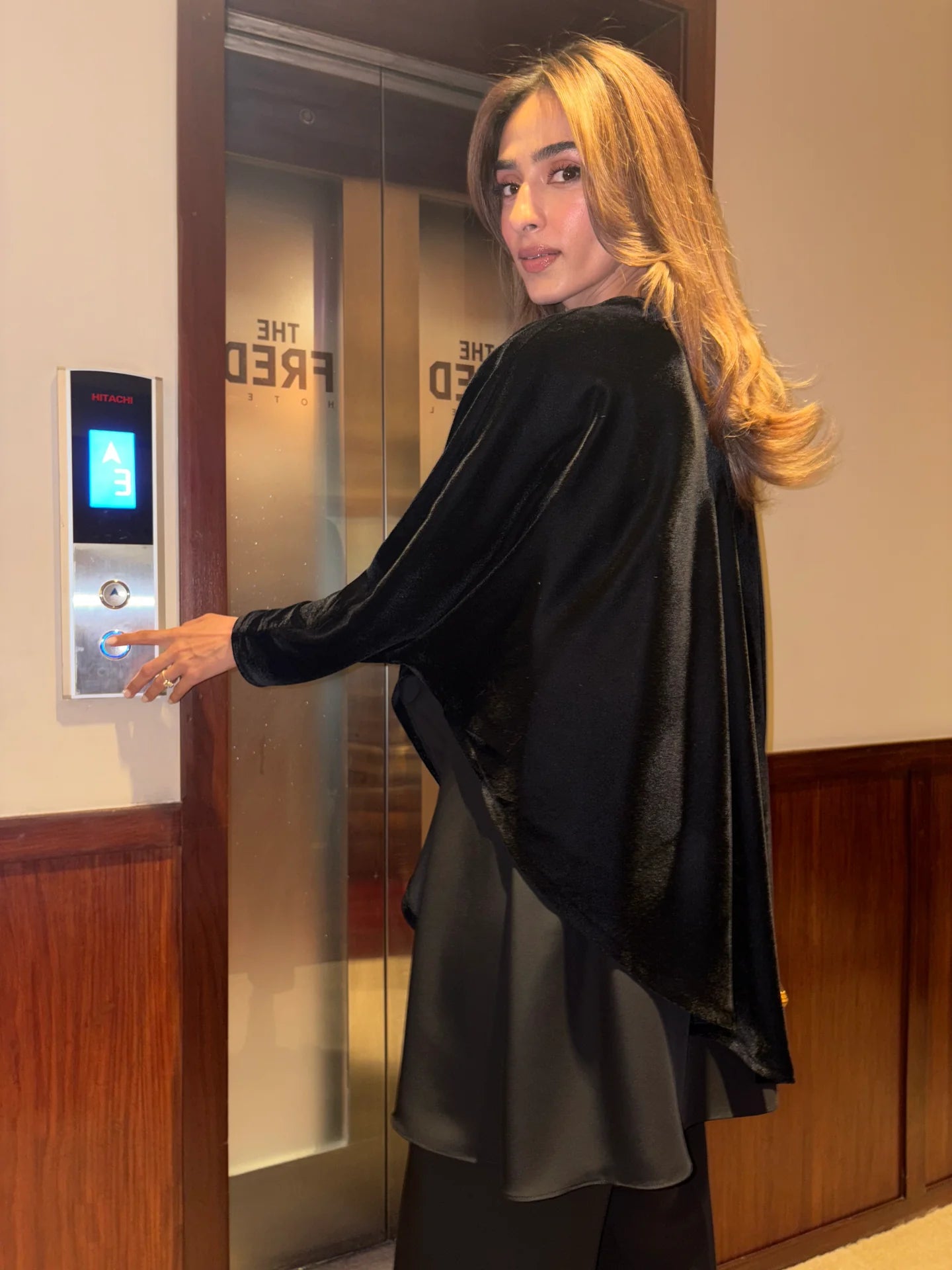 VELVET CAPE SET | SAK ATELIER