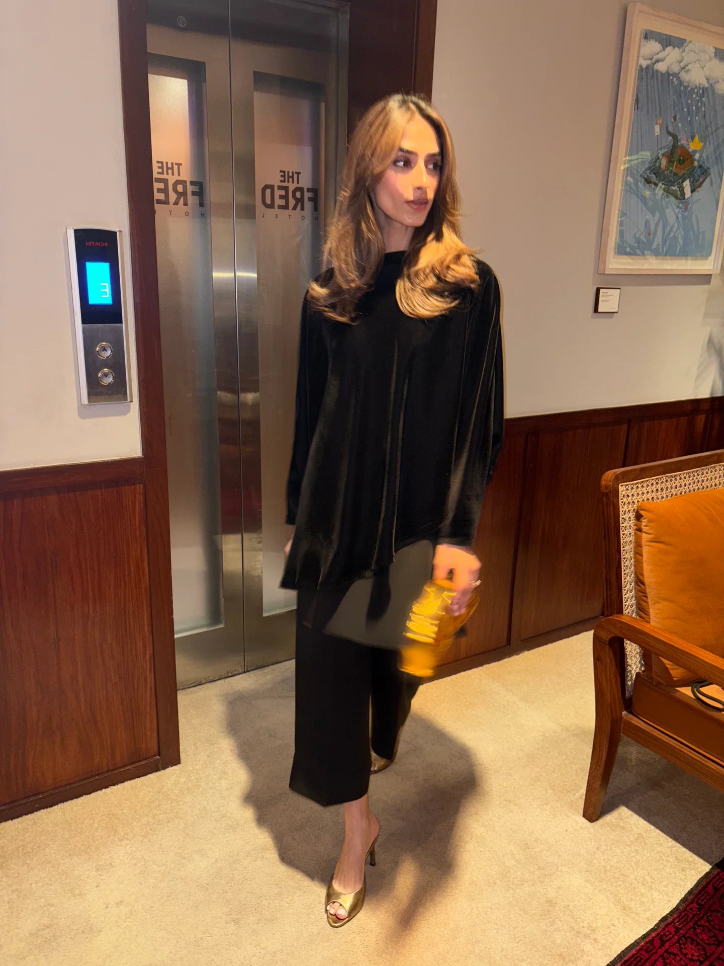 VELVET CAPE SET | SAK ATELIER