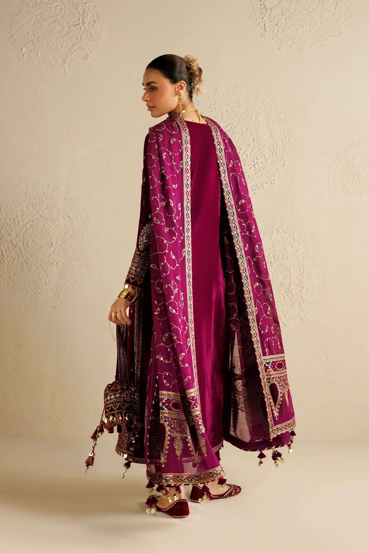 EMBROIDERED VELVET FORMAL CVF26-D12 | Chandni Velvet Formals ‘26 | Jazmin