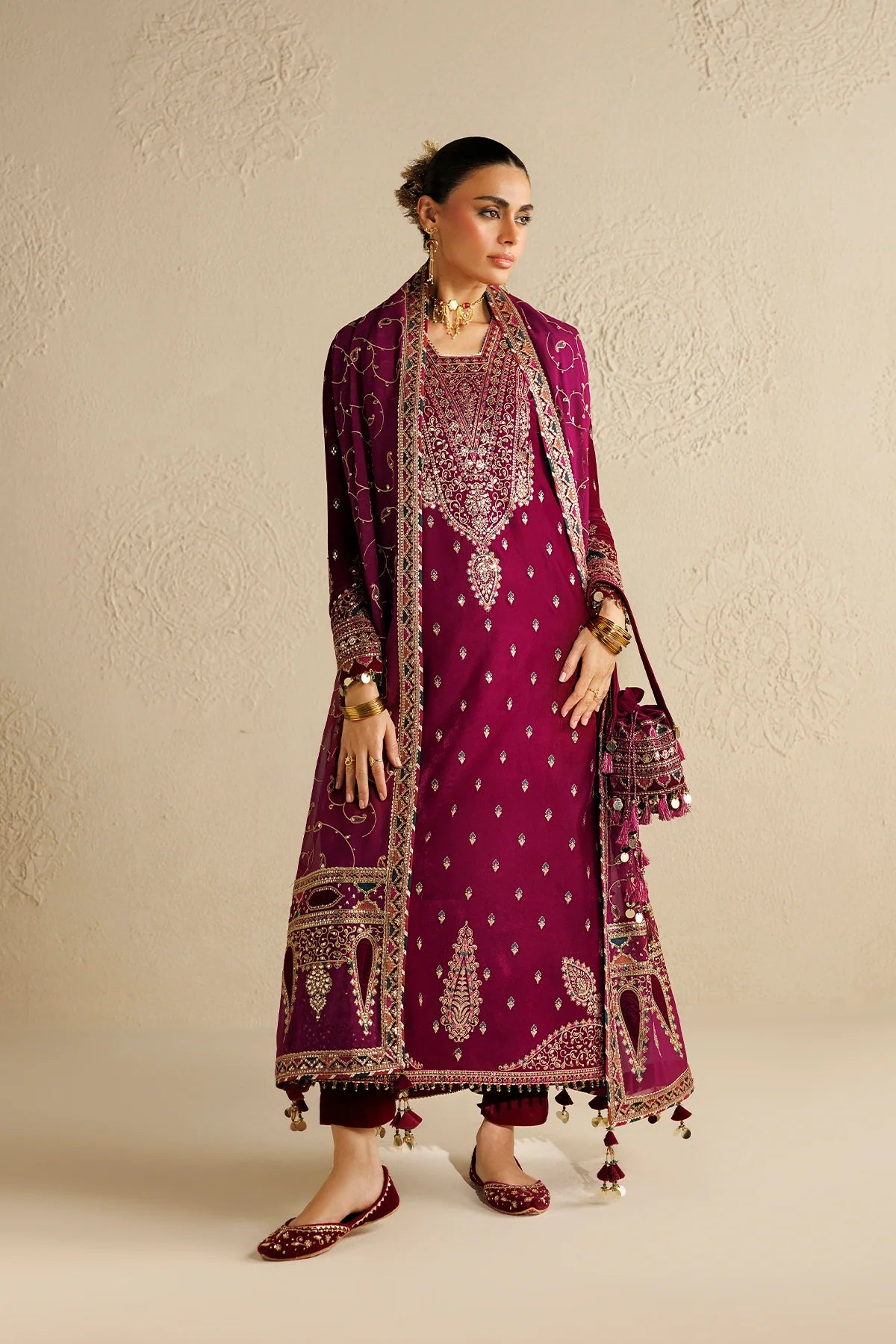 EMBROIDERED VELVET FORMAL CVF26-D12 | Chandni Velvet Formals ‘26 | Jazmin