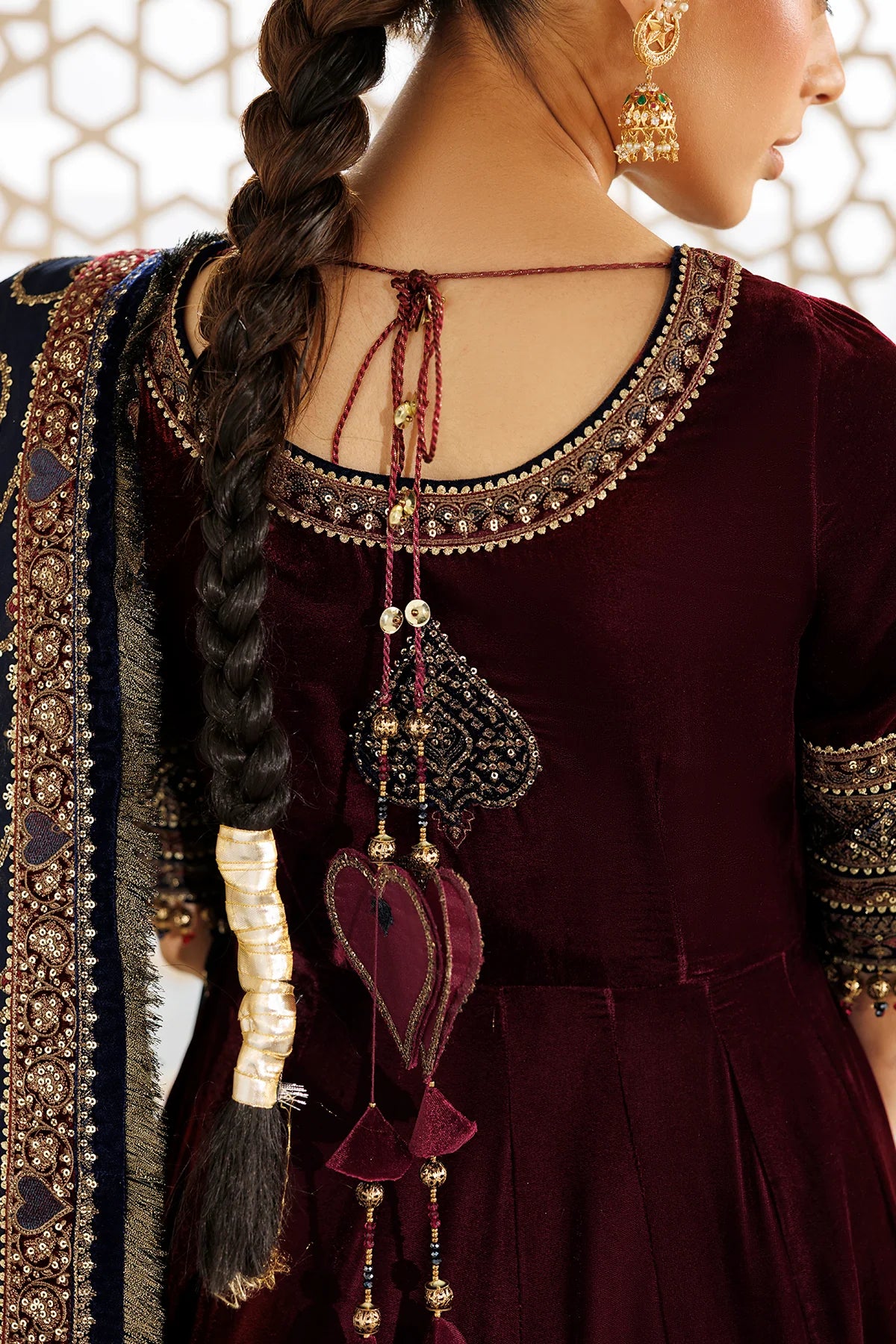 EMBROIDERED VELVET FORMAL CVF26-D04 | Chandni Velvet Formals ‘26 | Jazmin