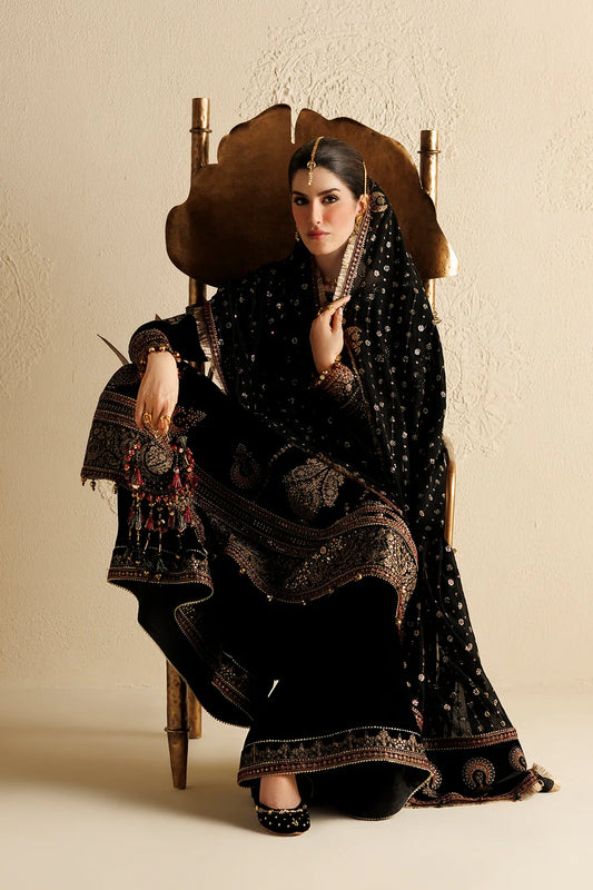 EMBROIDERED VELVET FORMAL CVF26-D01 | Chandni Velvet Formals ‘26 | Jazmin