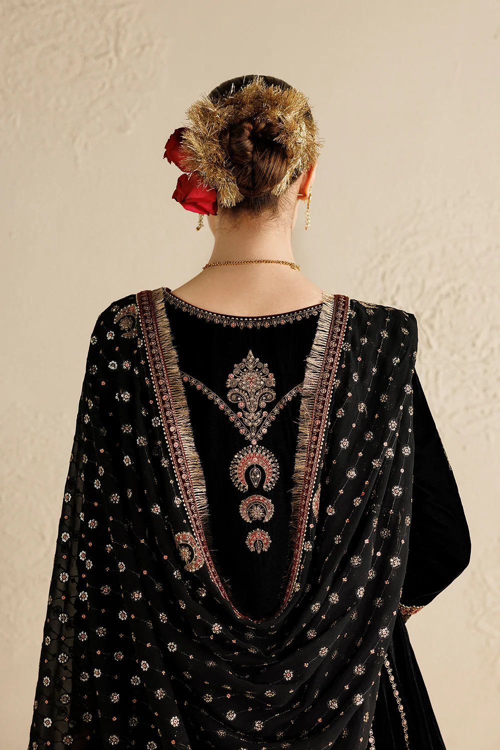 EMBROIDERED VELVET FORMAL CVF26-D01 | Chandni Velvet Formals ‘26 | Jazmin