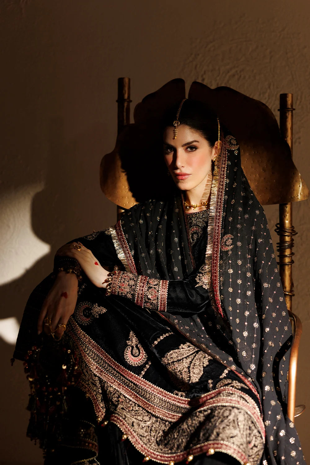 EMBROIDERED VELVET FORMAL CVF26-D01 | Chandni Velvet Formals ‘26 | Jazmin