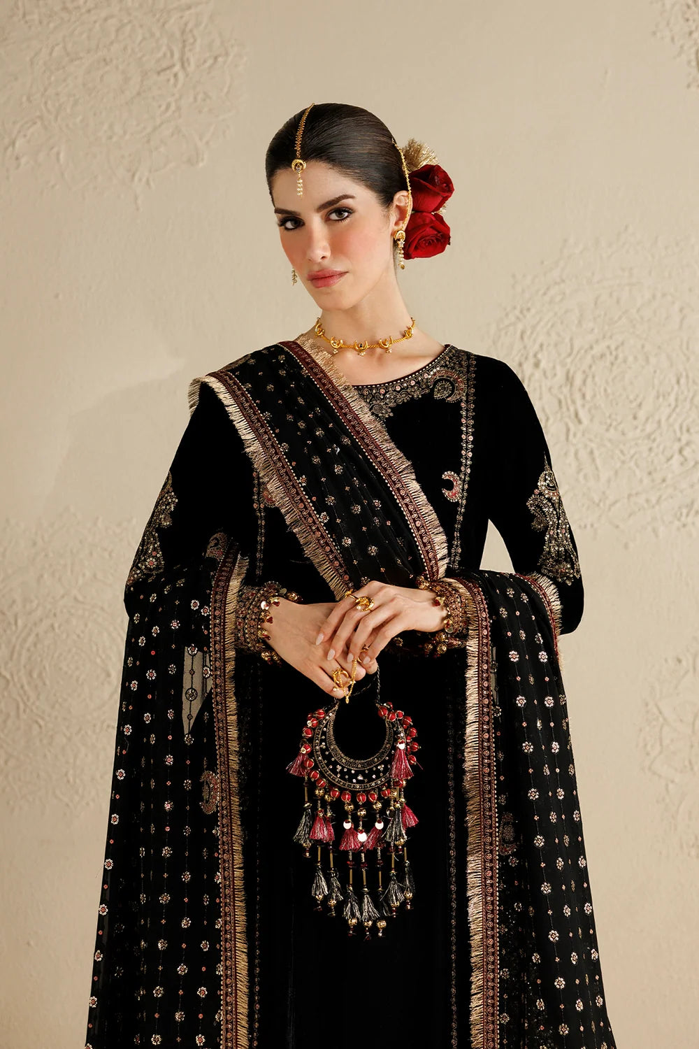 EMBROIDERED VELVET FORMAL CVF26-D01 | Chandni Velvet Formals ‘26 | Jazmin