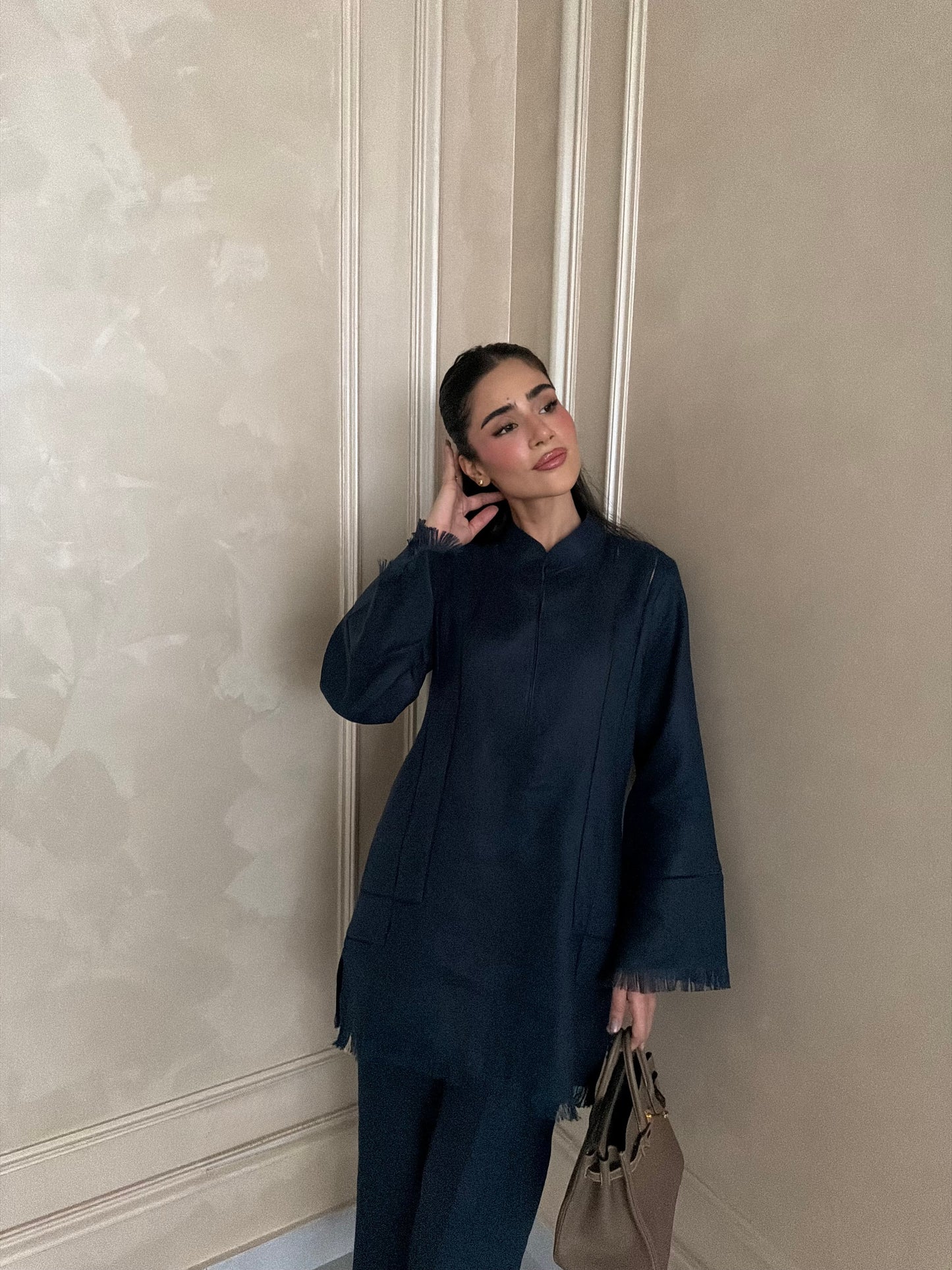 NAVY NEW CARLO | Sak Atelier