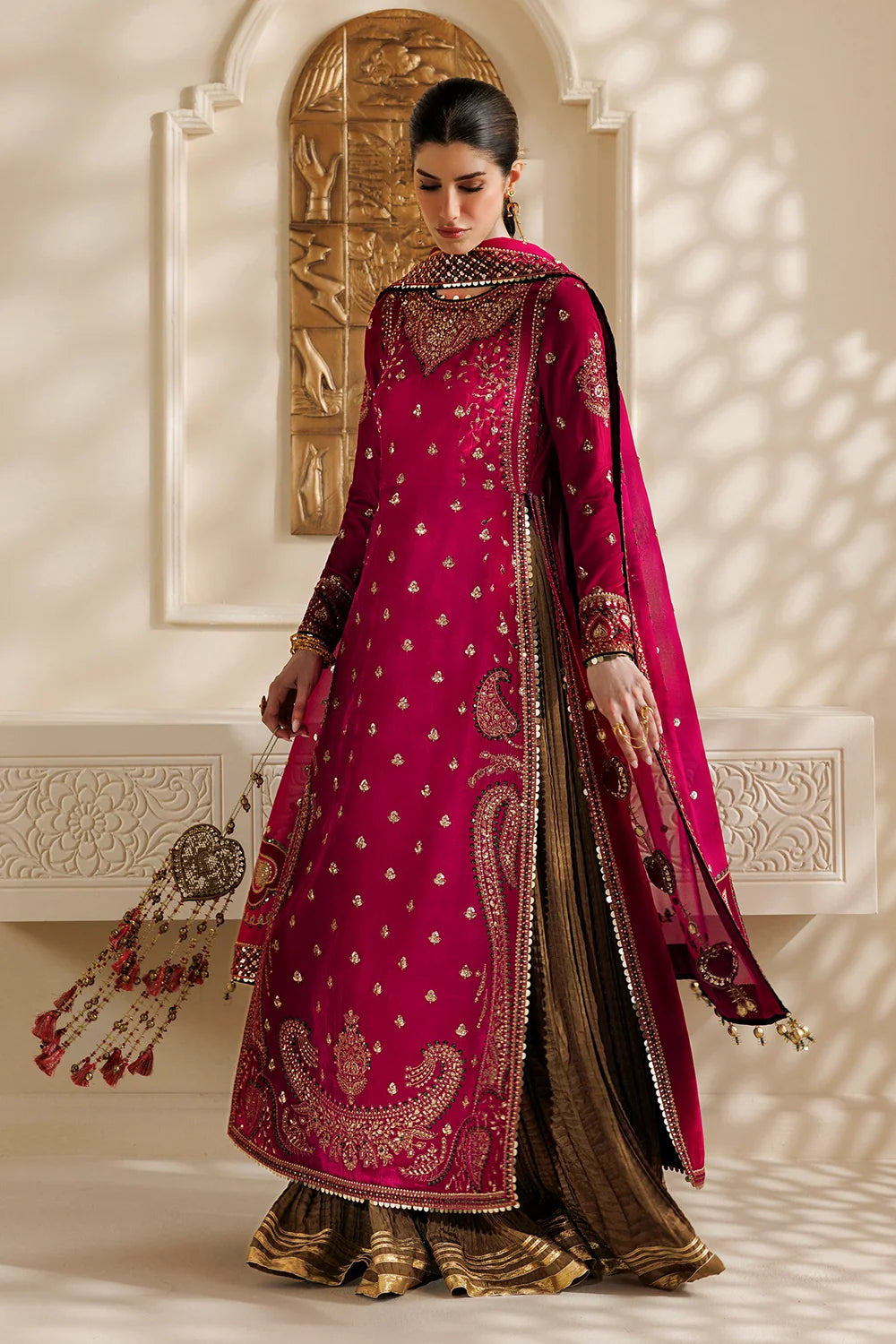 EMBROIDERED VELVET FORMAL CVF26-D06 | Chandni Velvet Formals ‘26 | Jazmin
