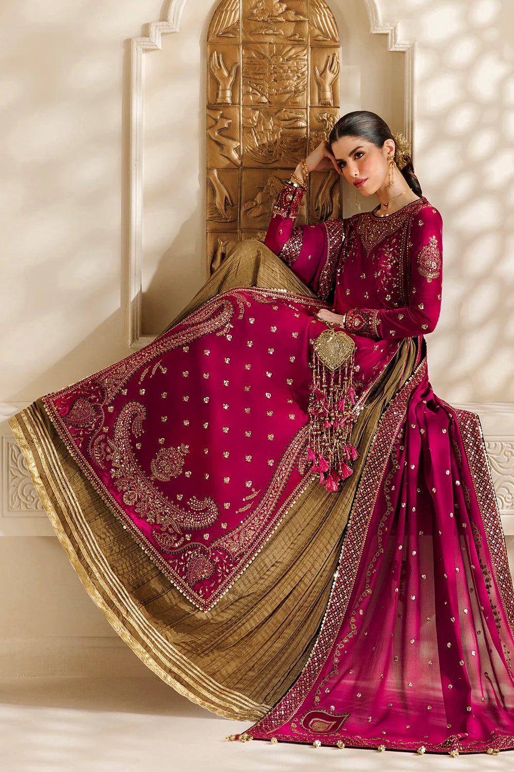 EMBROIDERED VELVET FORMAL CVF26-D06 | Chandni Velvet Formals ‘26 | Jazmin