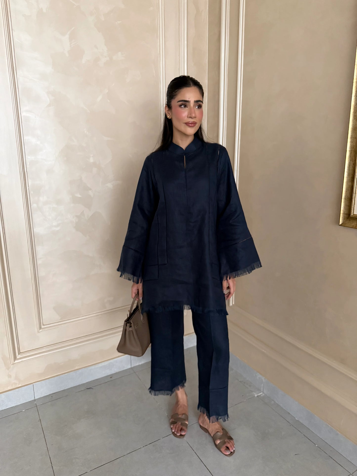NAVY NEW CARLO | Sak Atelier