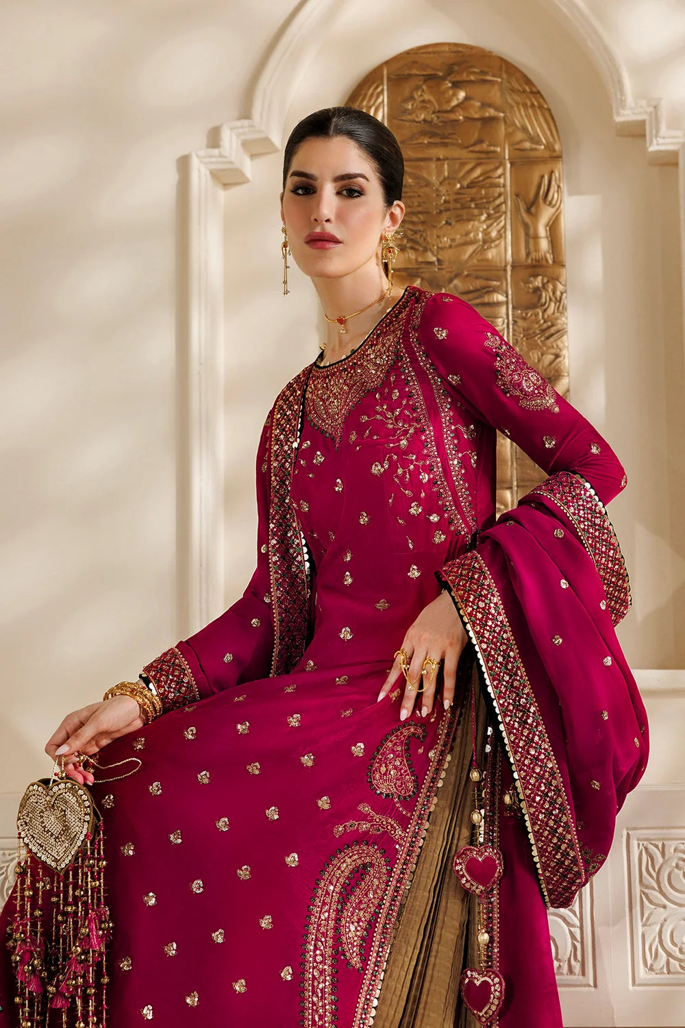 EMBROIDERED VELVET FORMAL CVF26-D06 | Chandni Velvet Formals ‘26 | Jazmin