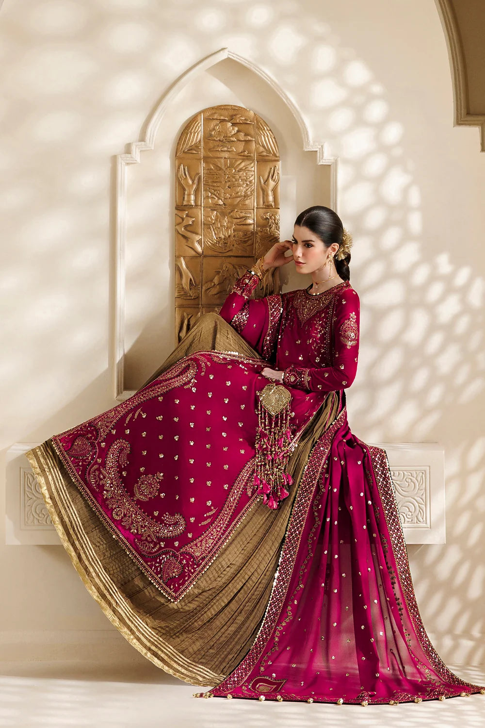 EMBROIDERED VELVET FORMAL CVF26-D06 | Chandni Velvet Formals ‘26 | Jazmin