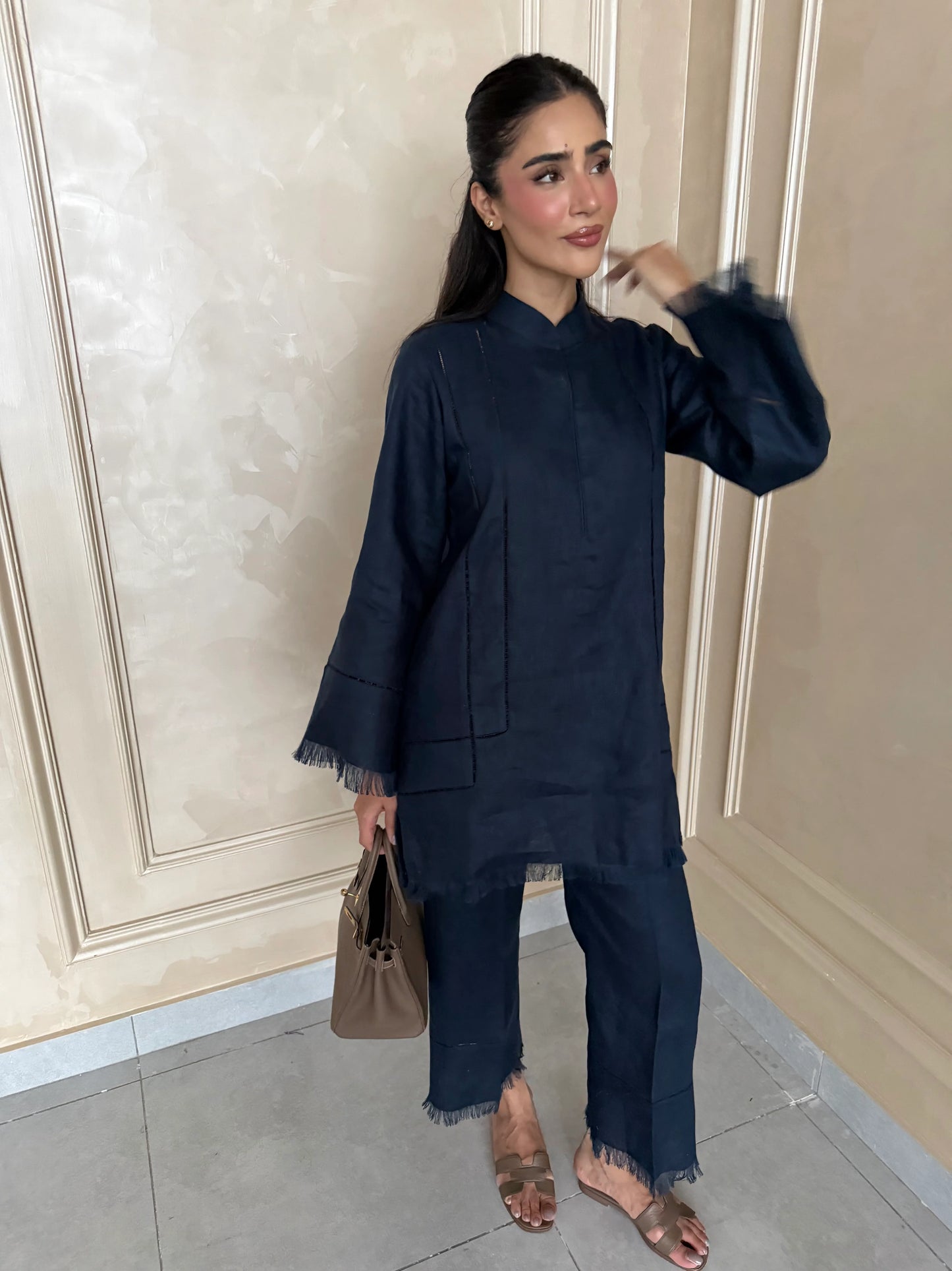 NAVY NEW CARLO | Sak Atelier