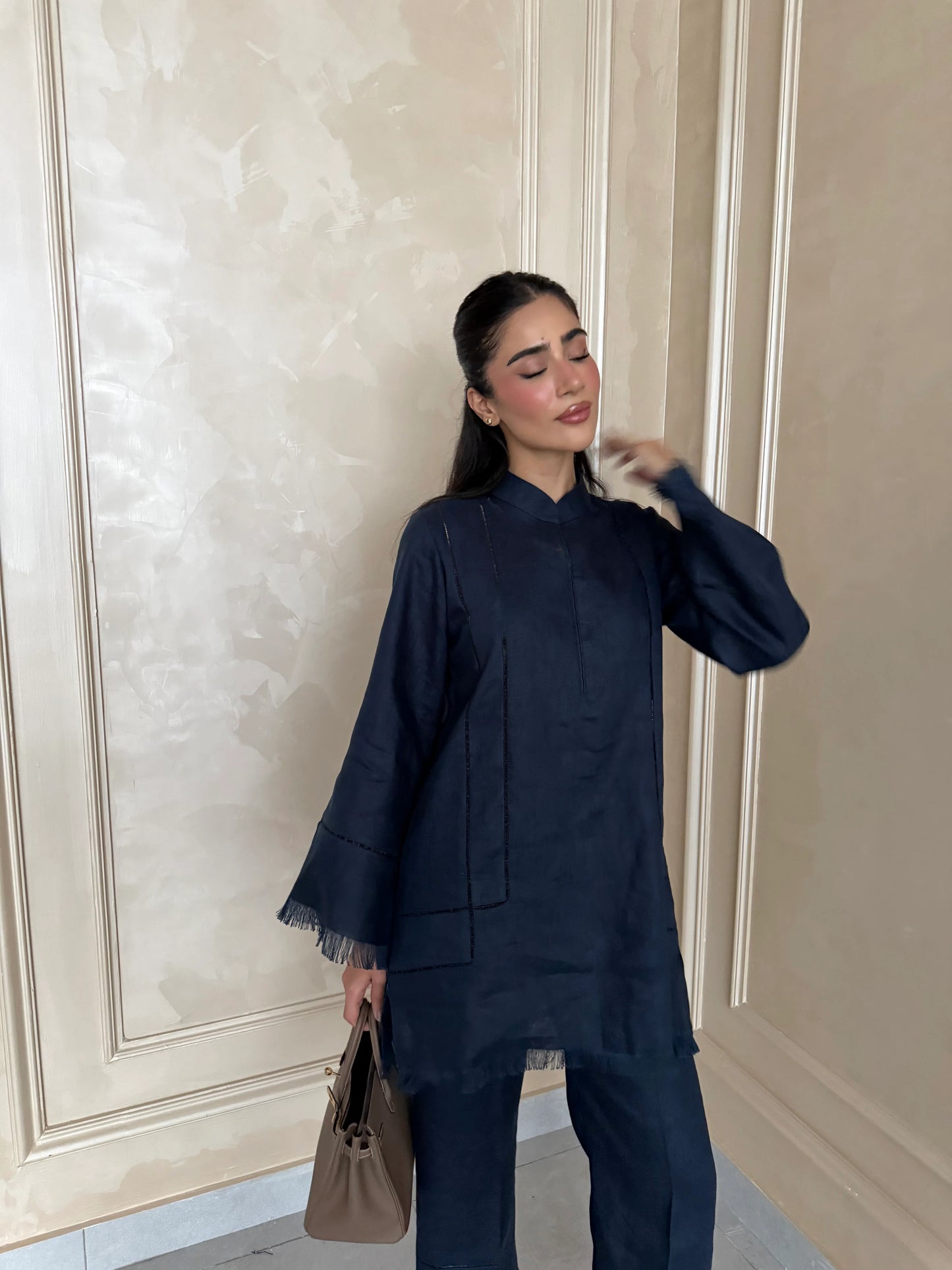 NAVY NEW CARLO | Sak Atelier