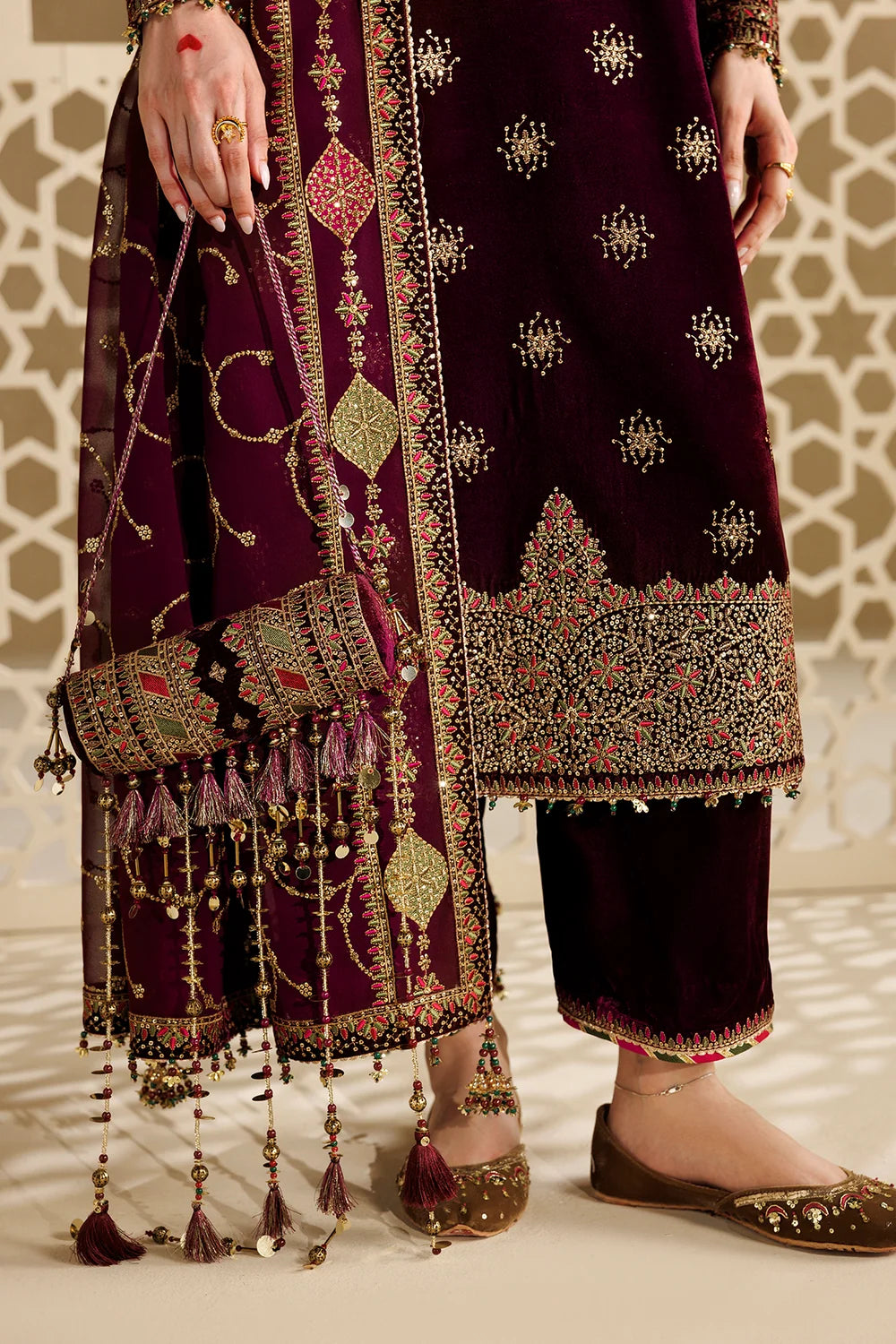 EMBROIDERED VELVET FORMAL CVF26-D08 | Chandni Velvet Formals ‘26 | Jazmin