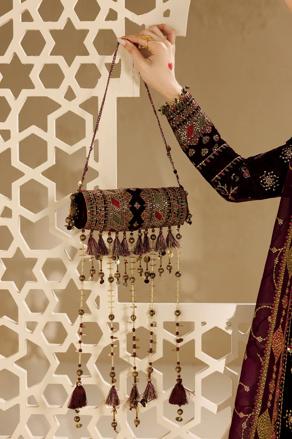 EMBROIDERED VELVET FORMAL CVF26-D08 | Chandni Velvet Formals ‘26 | Jazmin