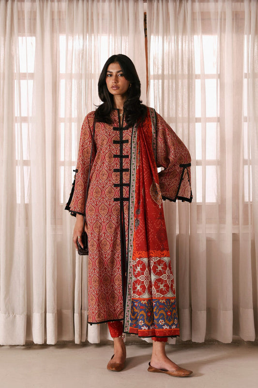ZAREEN (APL26-10) | AMAYA PRINTED LAWN ‘26 | ZAHA
