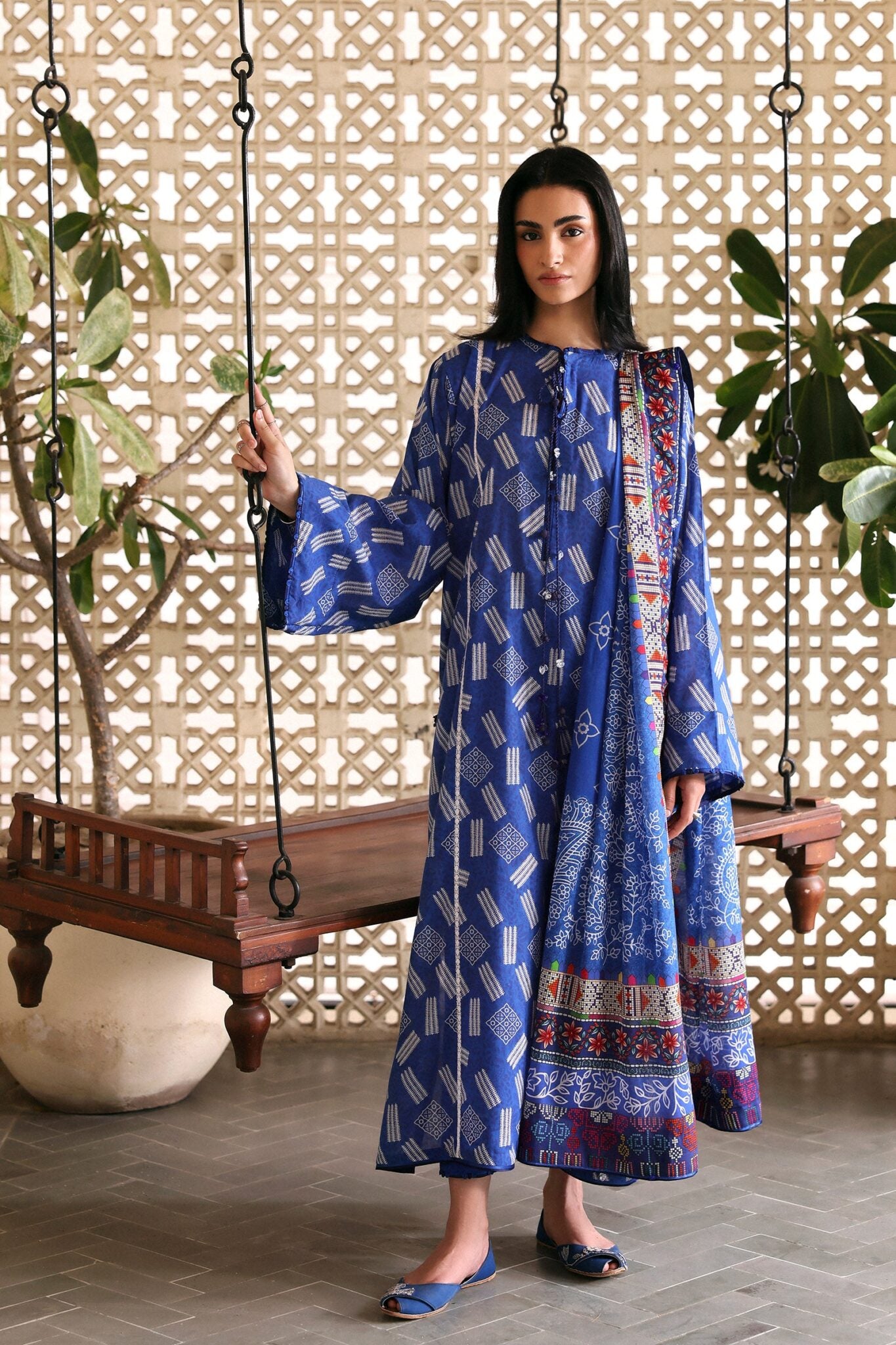 ZARIA (APL26-09) | AMAYA PRINTED LAWN ‘26 | ZAHA