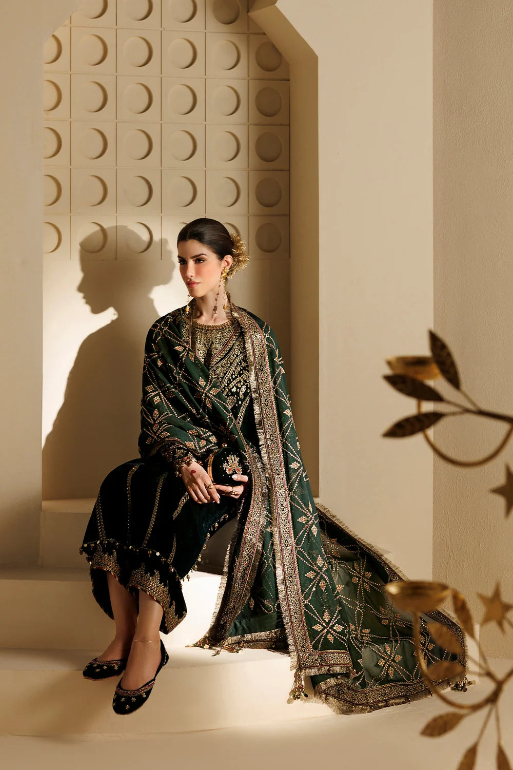 EMBROIDERED VELVET FORMAL CVF26-D07 | Chandni Velvet Formals ‘26 | Jazmin