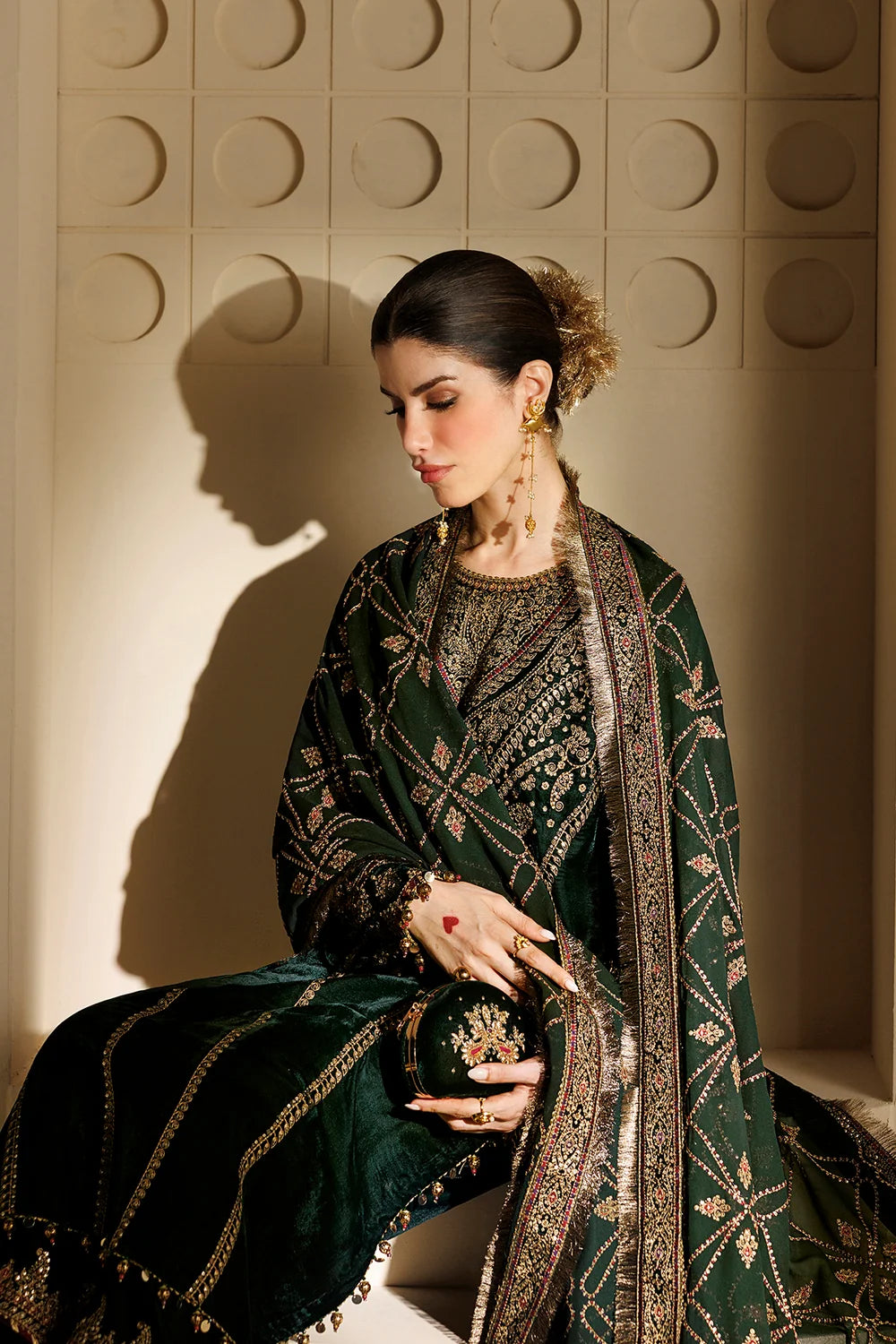 EMBROIDERED VELVET FORMAL CVF26-D07 | Chandni Velvet Formals ‘26 | Jazmin