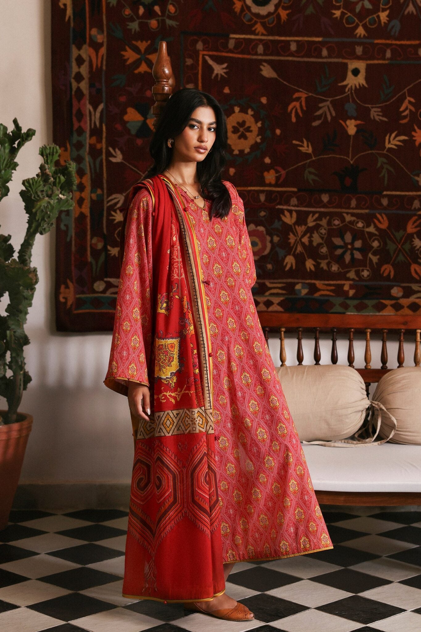 MEHR (APL26-07) | AMAYA PRINTED LAWN ‘26 | ZAHA