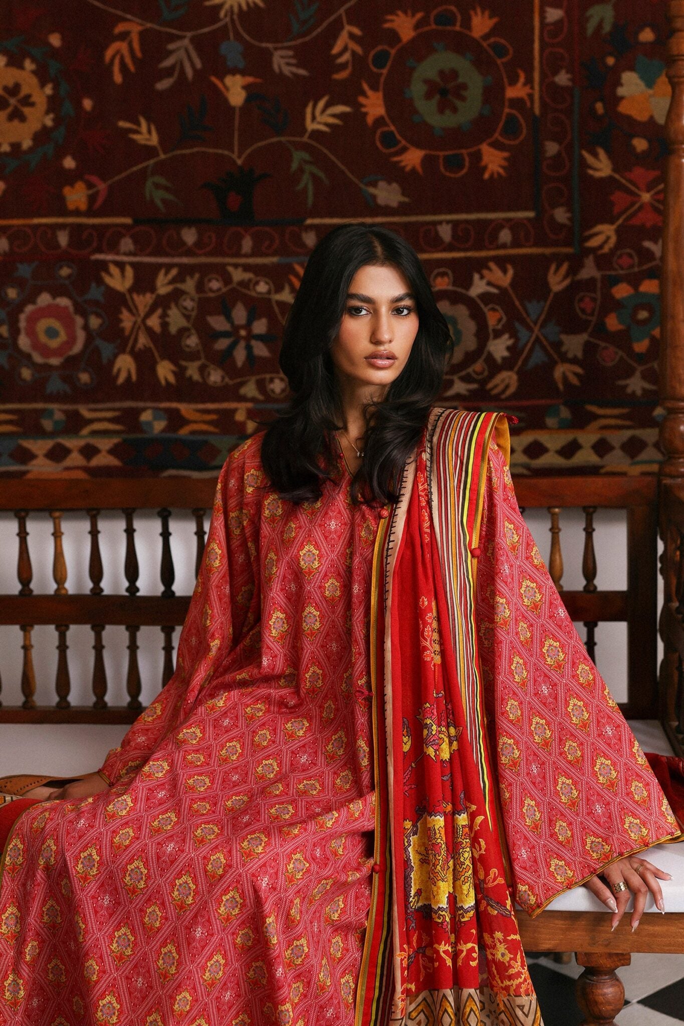 MEHR (APL26-07) | AMAYA PRINTED LAWN ‘26 | ZAHA