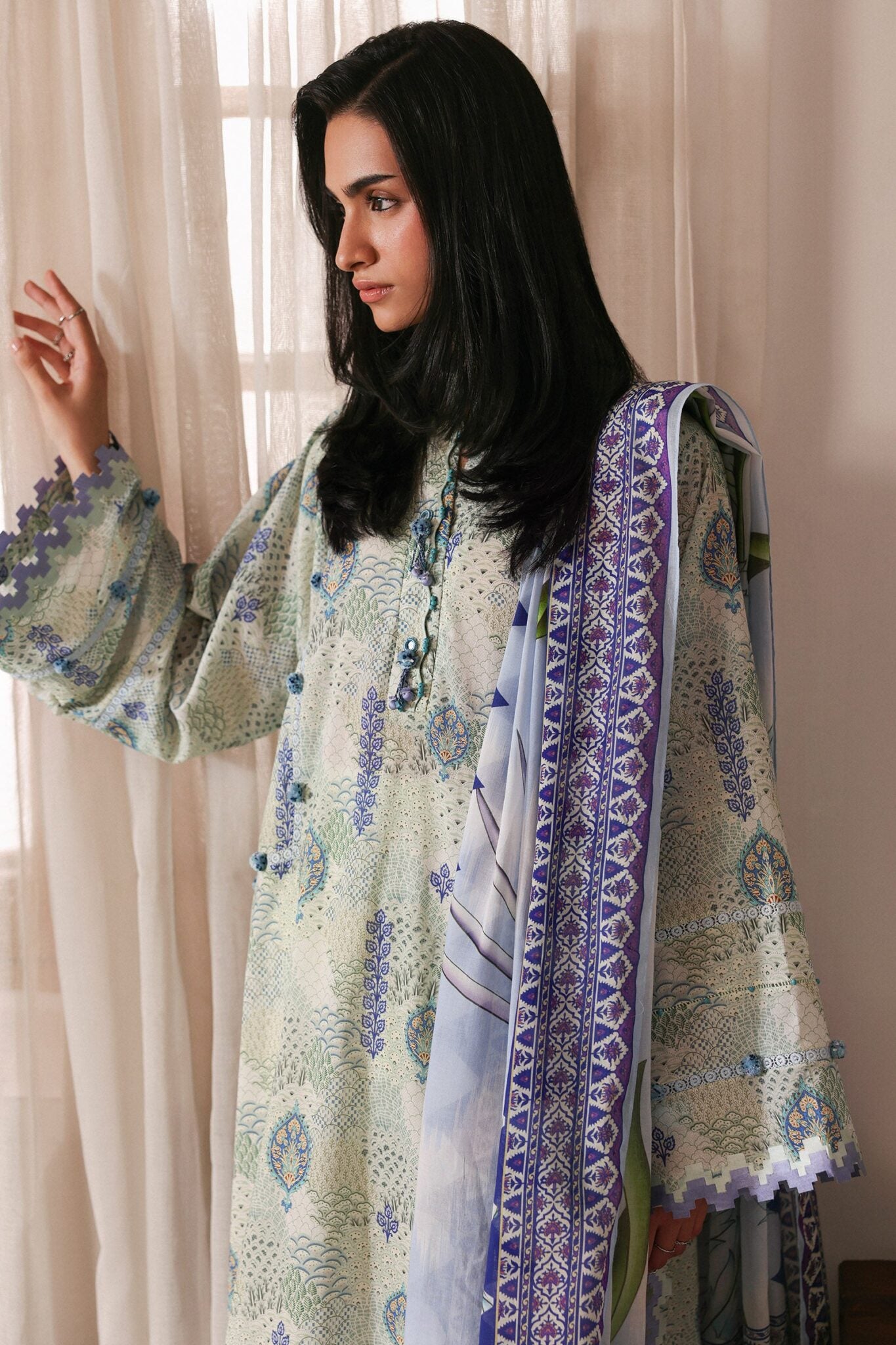 LILIA (APL26-06) | AMAYA PRINTED LAWN ‘26 | ZAHA