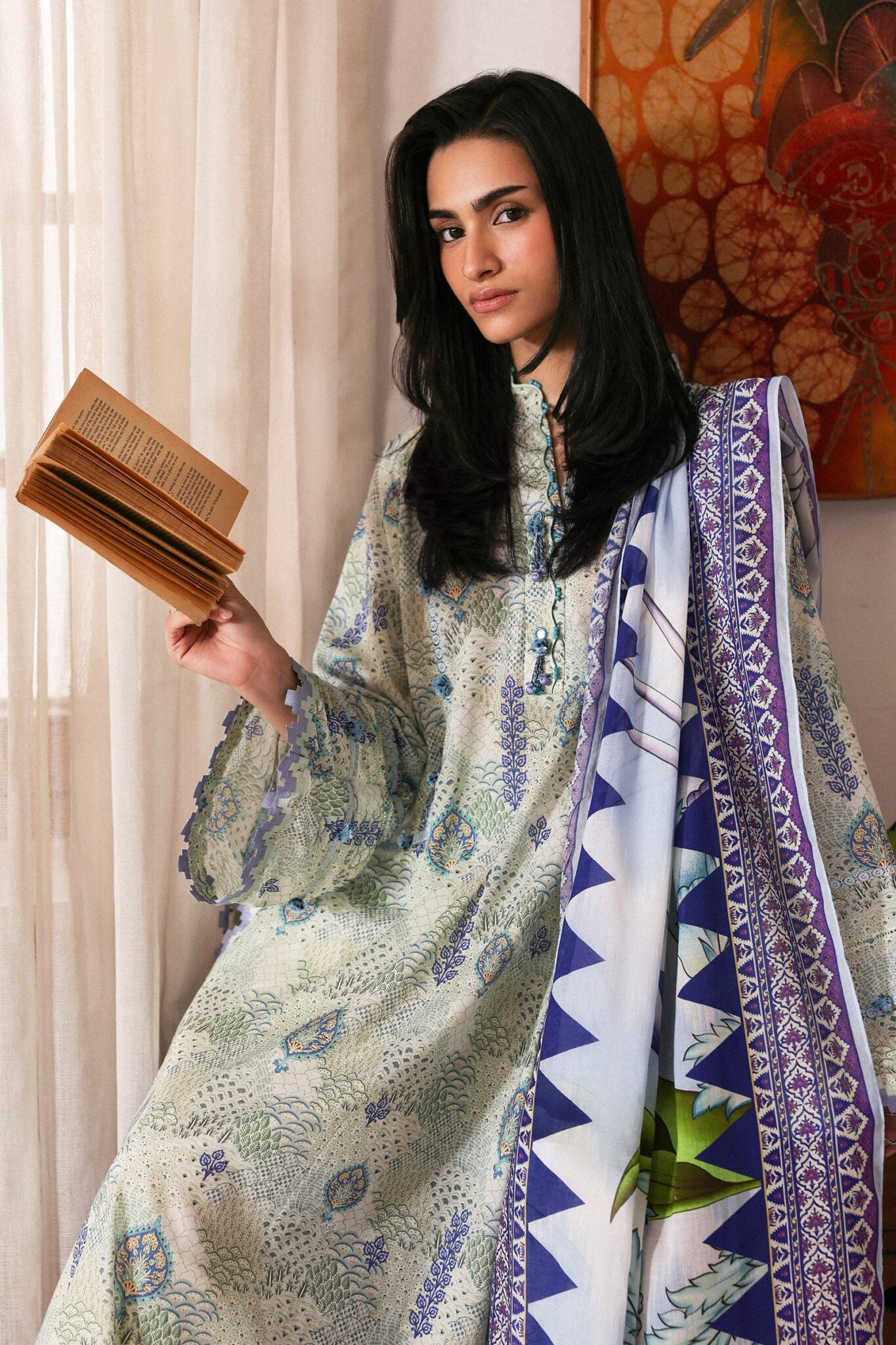 LILIA (APL26-06) | AMAYA PRINTED LAWN ‘26 | ZAHA