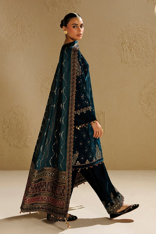 EMBROIDERED VELVET FORMAL CVF26-D02 | Chandni Velvet Formals ‘26 | Jazmin
