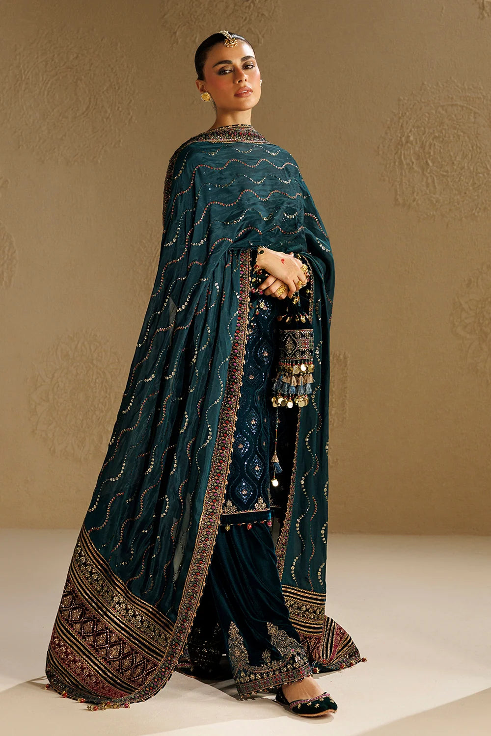 EMBROIDERED VELVET FORMAL CVF26-D02 | Chandni Velvet Formals ‘26 | Jazmin