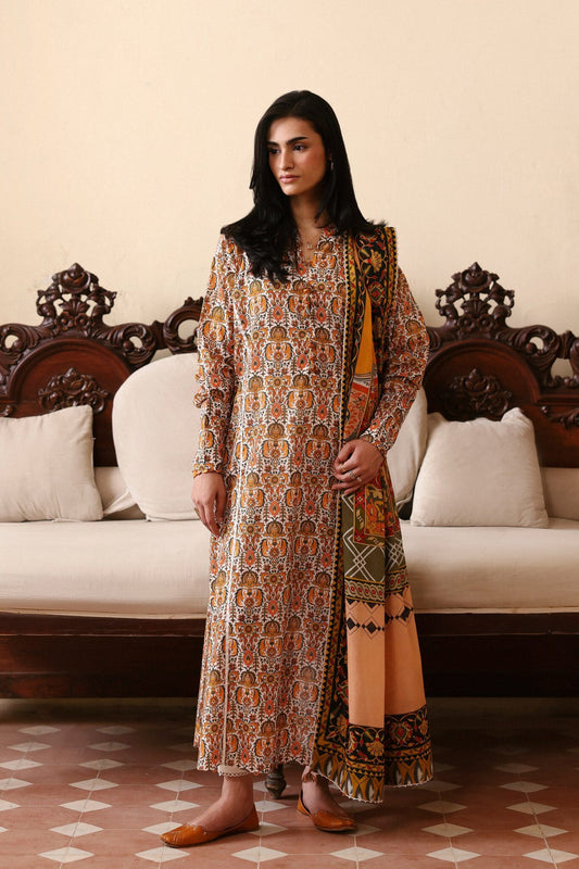 SAHAR (APL26-05) | AMAYA PRINTED LAWN ‘26 | ZAHA