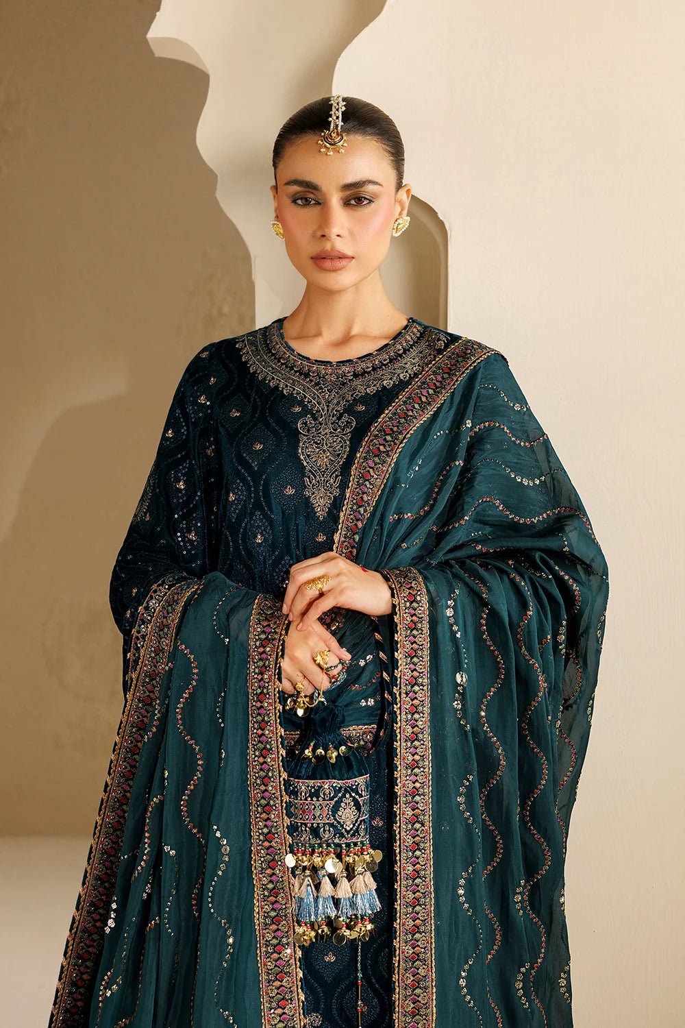 EMBROIDERED VELVET FORMAL CVF26-D02 | Chandni Velvet Formals ‘26 | Jazmin