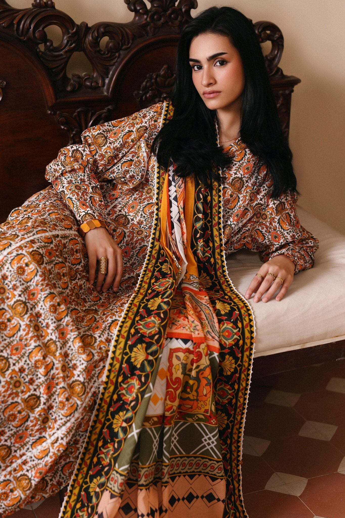 SAHAR (APL26-05) | AMAYA PRINTED LAWN ‘26 | ZAHA