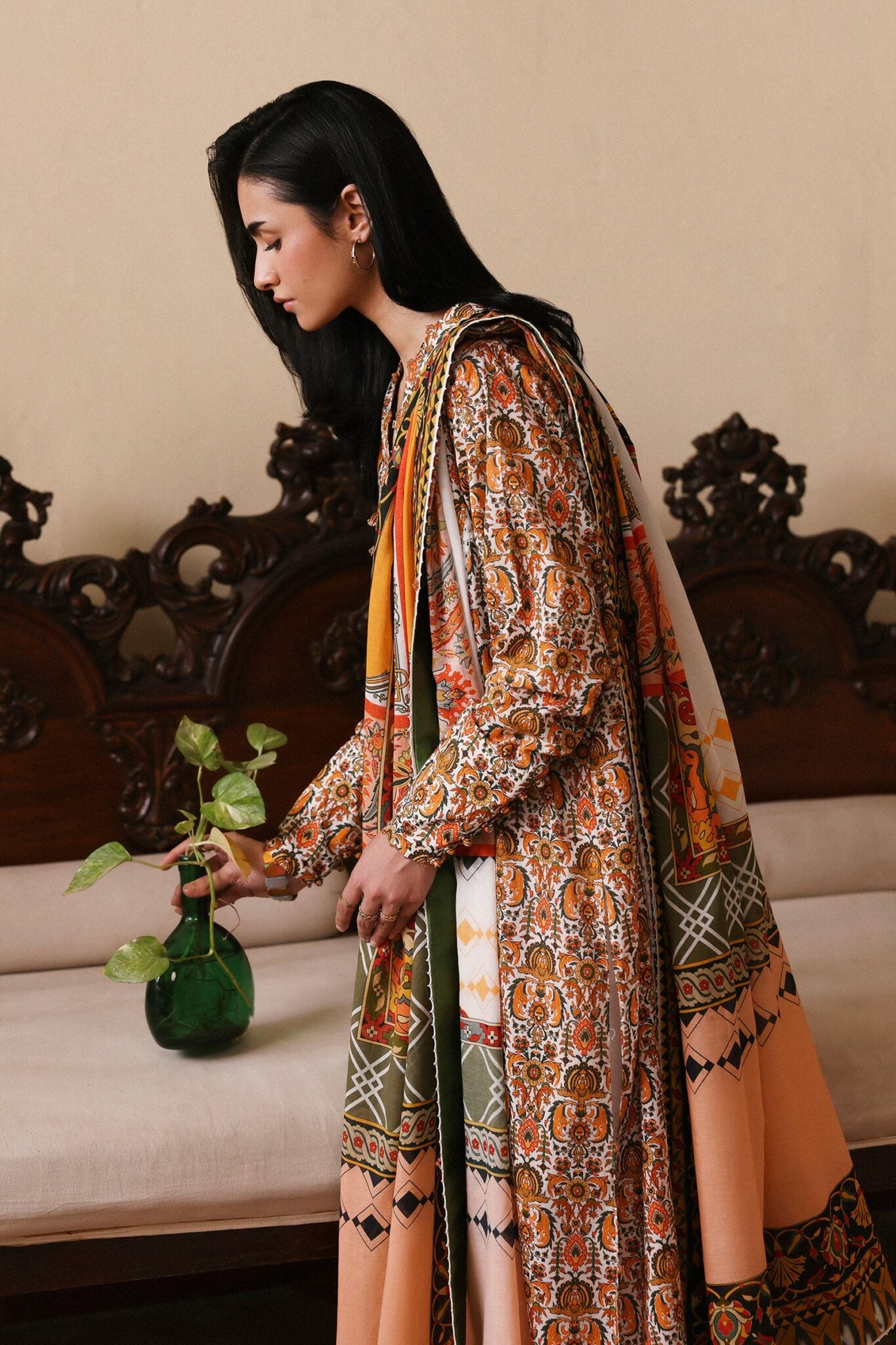 SAHAR (APL26-05) | AMAYA PRINTED LAWN ‘26 | ZAHA
