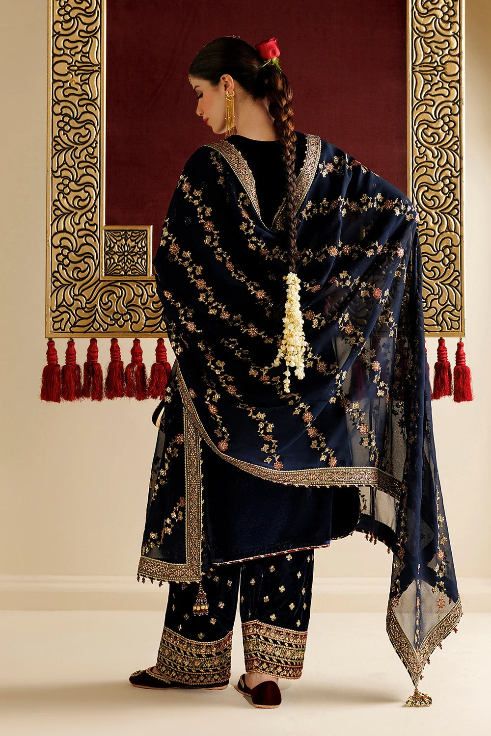EMBROIDERED VELVET FORMAL CVF26-D11 | Chandni Velvet Formals ‘26 | Jazmin